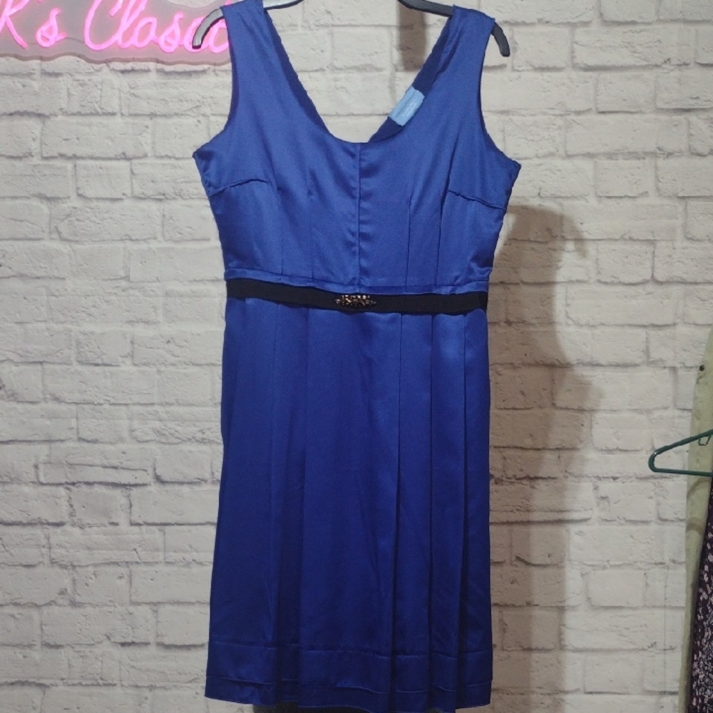 Simply Vera Vera Wang Royal Blue Midi Dress